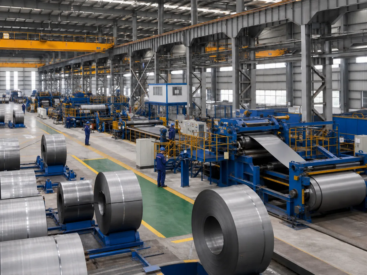 Steel coil production facility