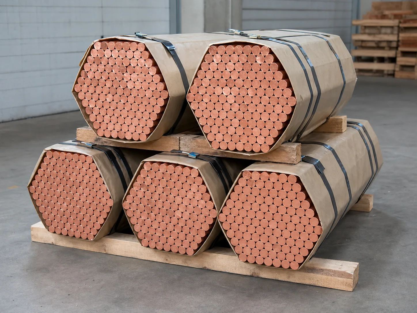 Brass Hex Bar protective export packaging 4