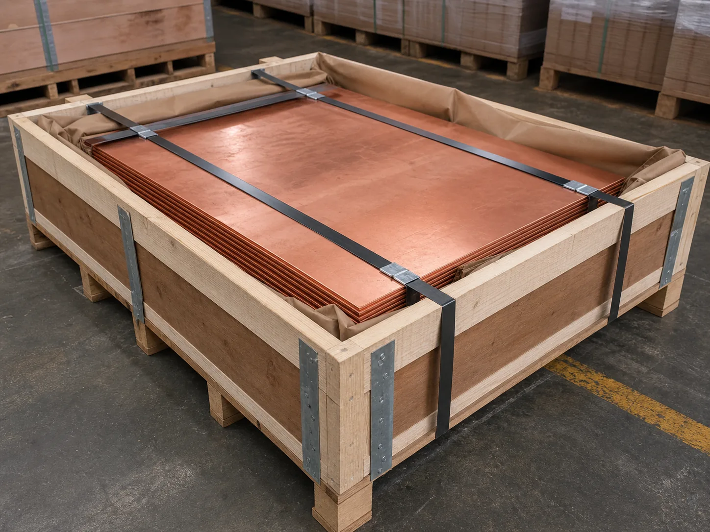 H62 Brass Sheet protective export packaging 2