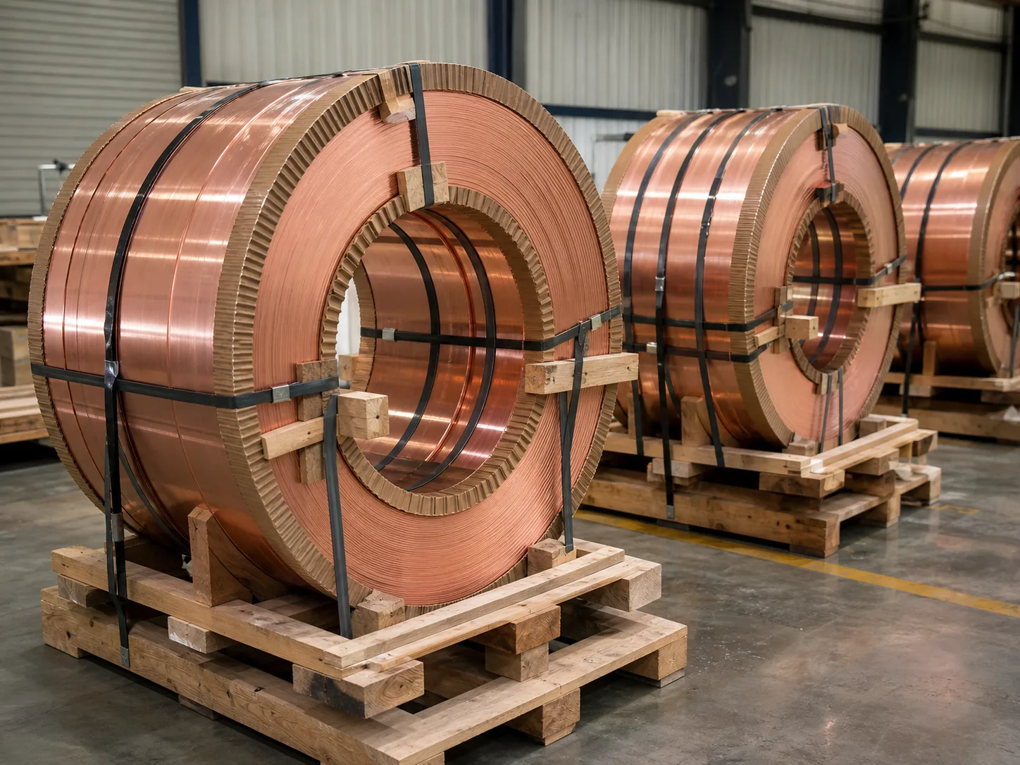 T2 Copper Coil protective export packaging 3