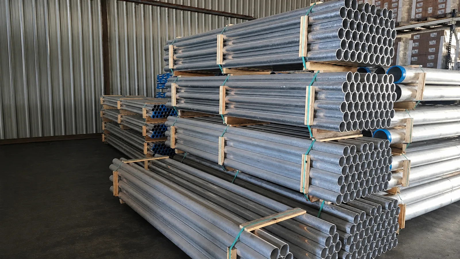Galvanized Rectangular Steel Pipe protective export packaging 4