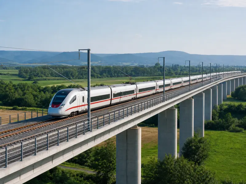 Modern railway transport infrastructure built with high-strength steel