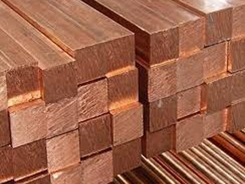 copper hexagonal bars - view 3 thumbnail