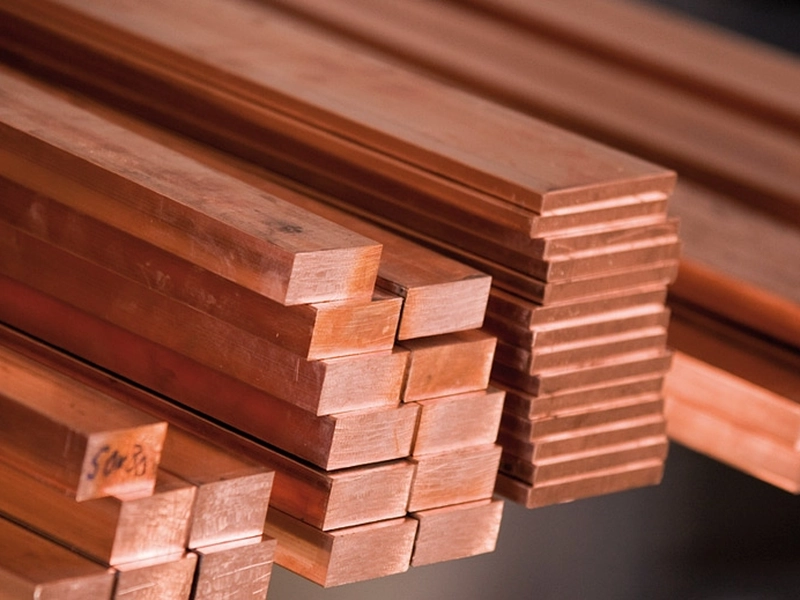 copper hexagonal bars - view 4 thumbnail