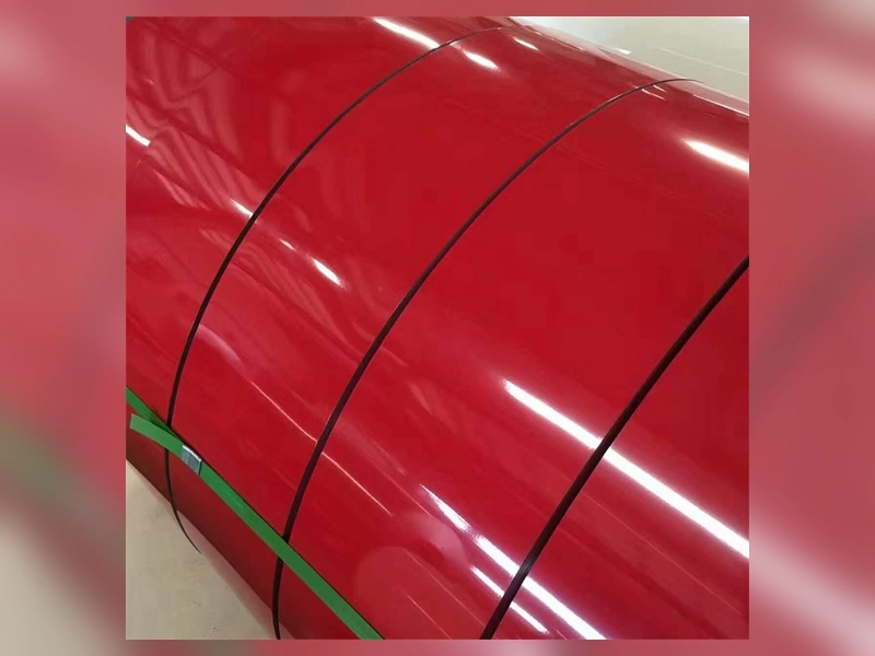 RAL 3005 wine-red PPGI steel coils - view 2 thumbnail