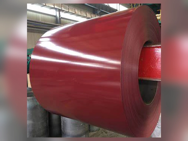 RAL 3005 wine-red PPGI steel coils - view 3 thumbnail