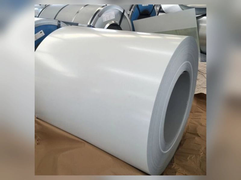 RAL 9016 traffic-white PPGI steel coils - view 2 thumbnail