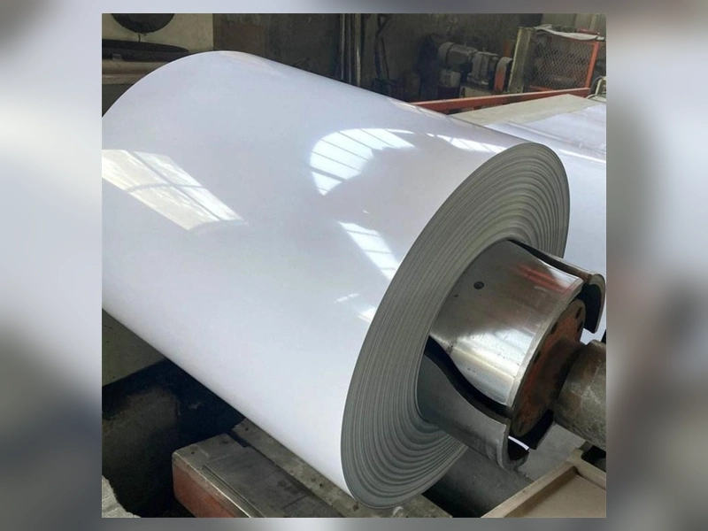 RAL 9016 traffic-white PPGI steel coils - view 3 thumbnail