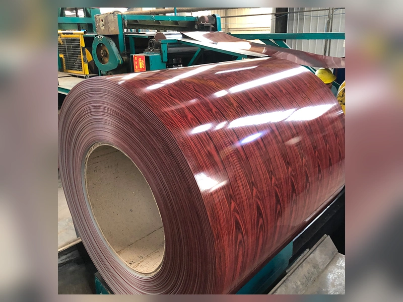 wood-grain prepainted steel coils - view 3 thumbnail