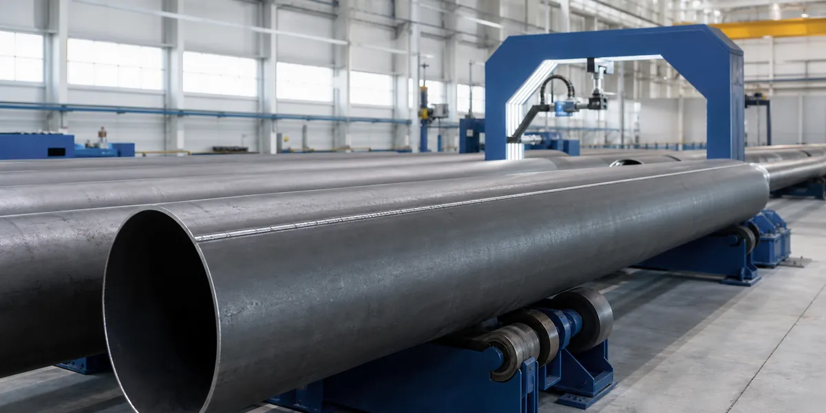 Seamless Carbon Steel Pipe — straight-seam welded carbon steel pipe showing reliable material quality