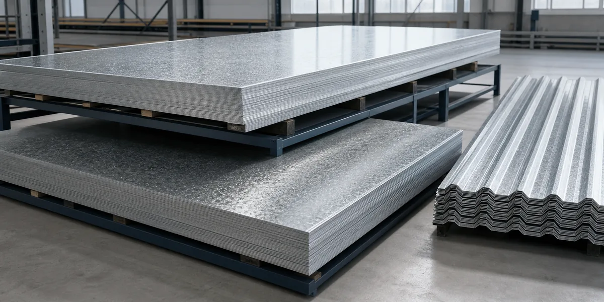 Zero Spangle Galvanized Steel Sheet — flat and corrugated galvanized steel sheets in flexible specifications