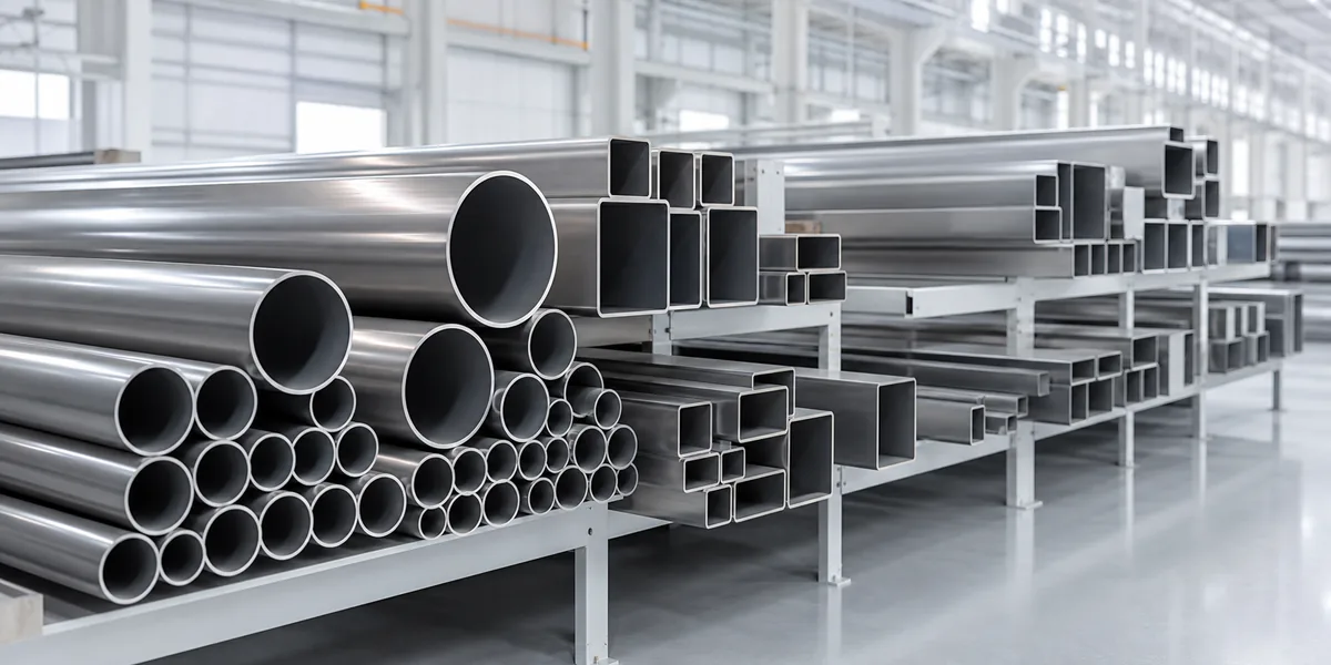 Stainless Steel Round Pipe product display — round, square and rectangular stainless steel tubes in flexible specifications