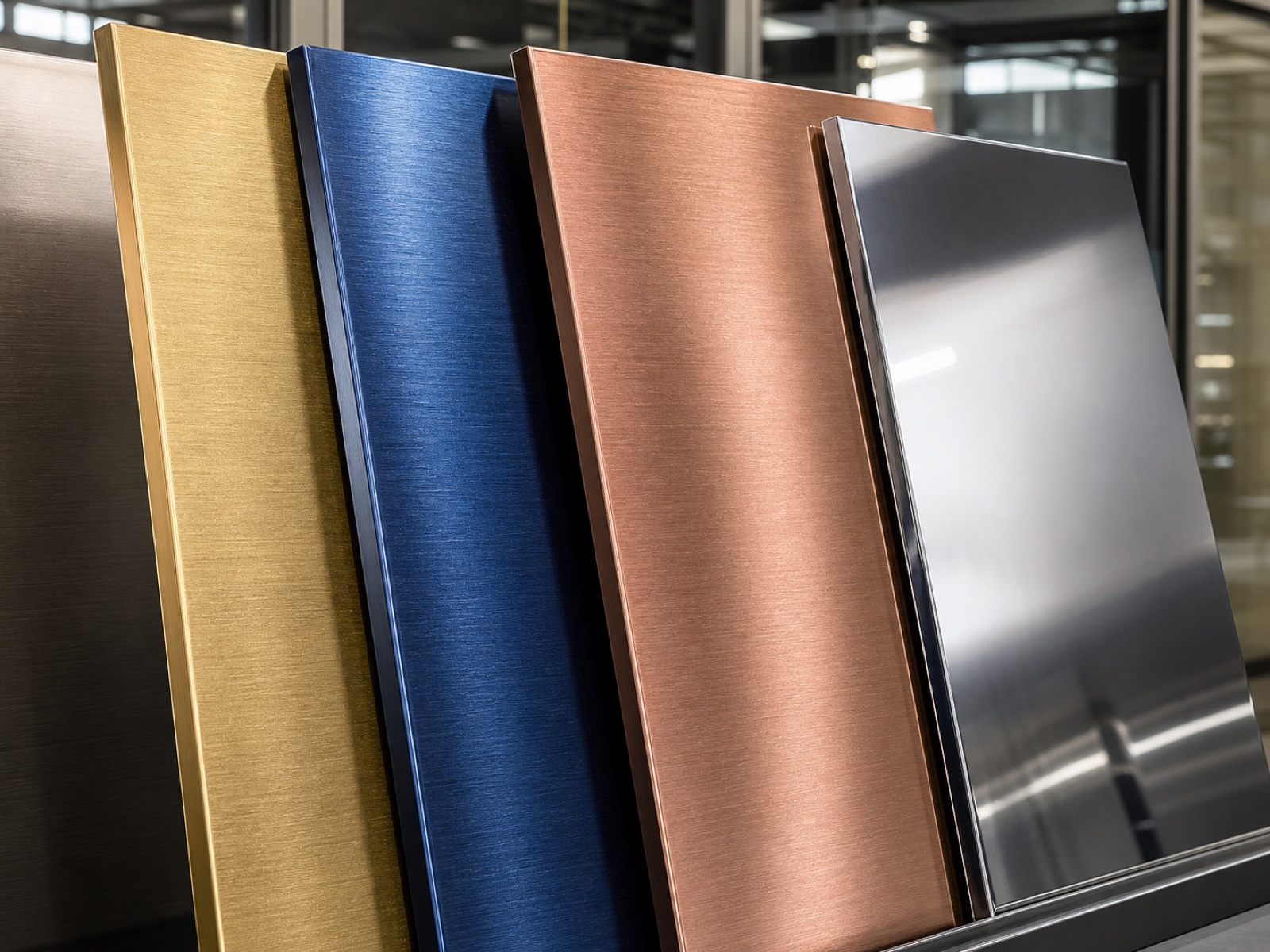 Stainless steel surface finishes